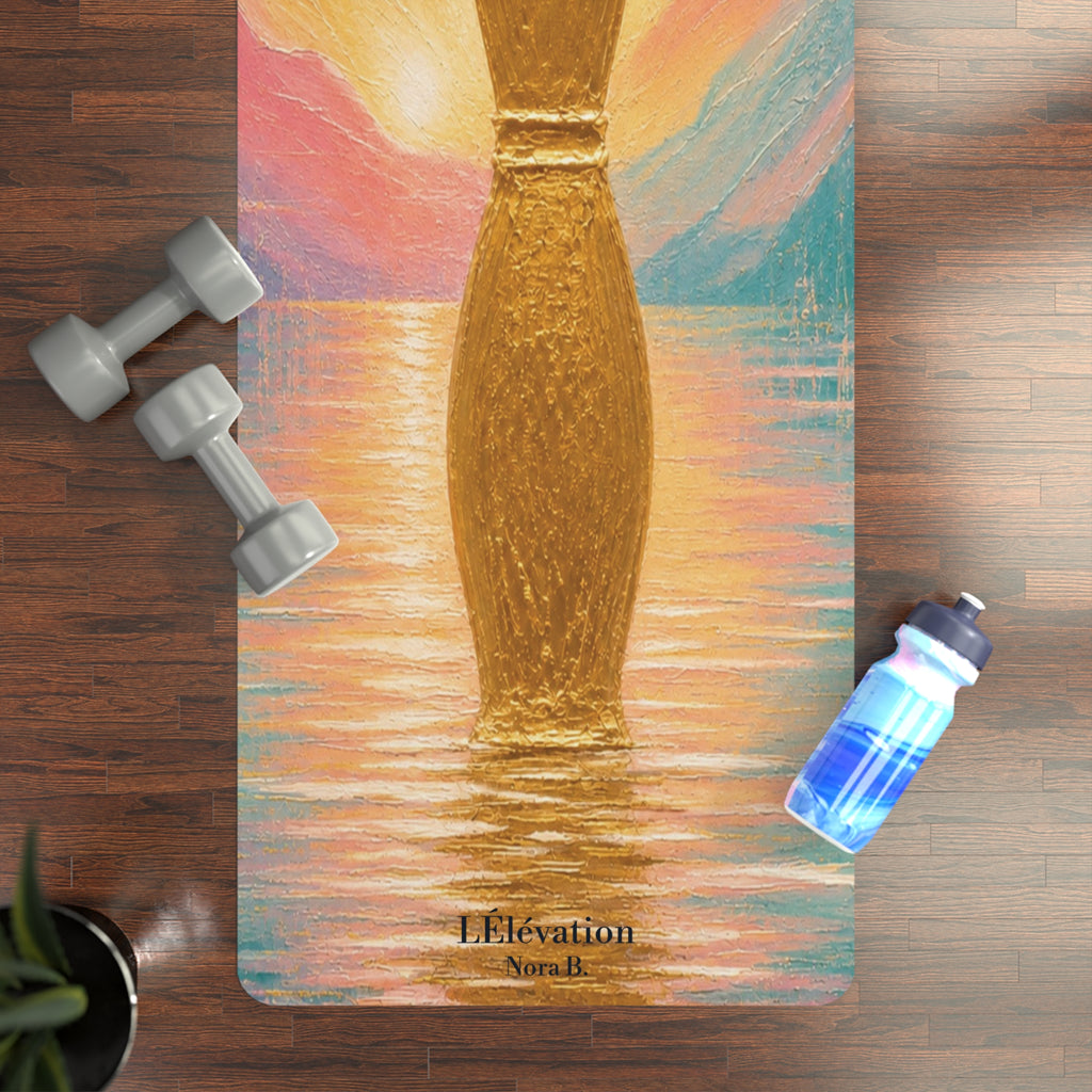 Tapis de yoga d'art thérapeutique & d'ancrage : L Évolution
