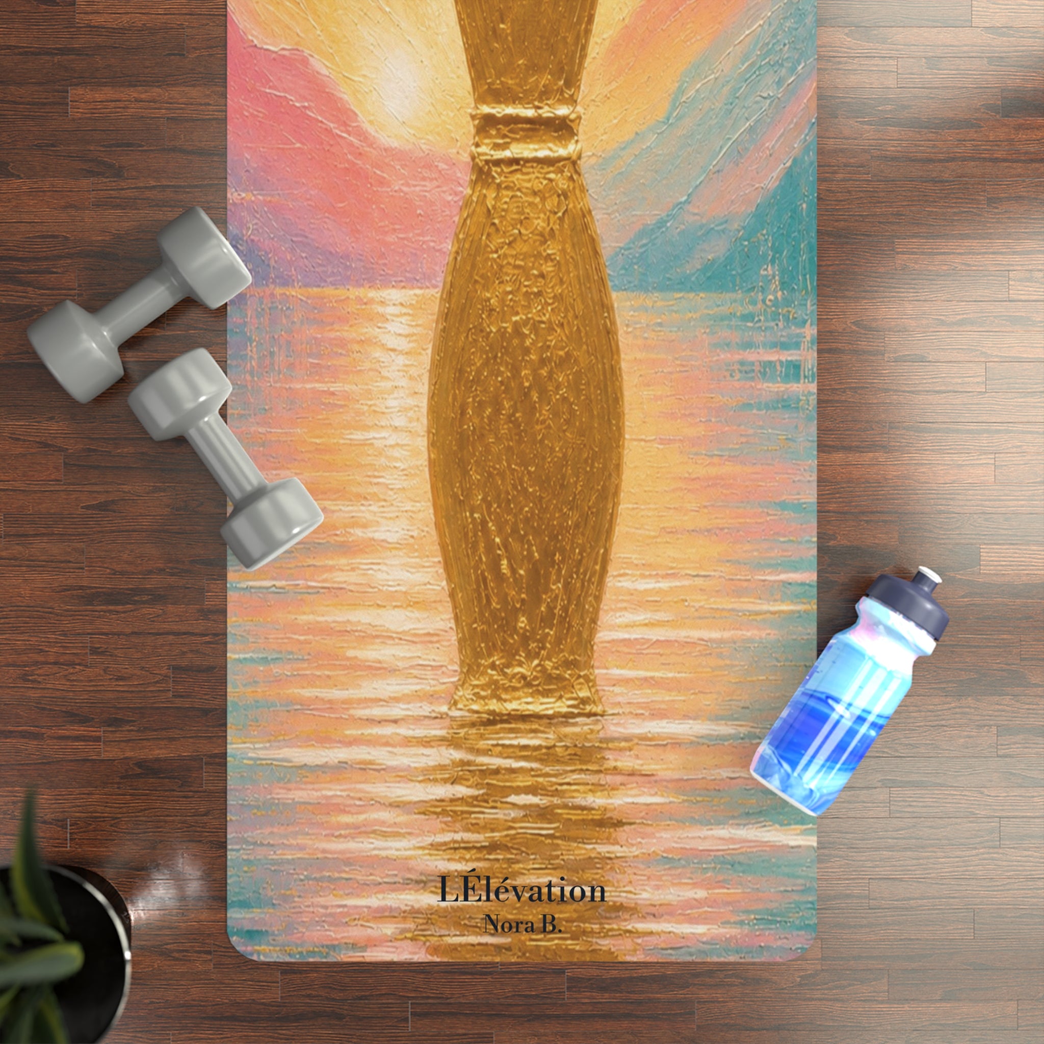 Tapis de yoga d'art thérapeutique & d'ancrage : L Évolution