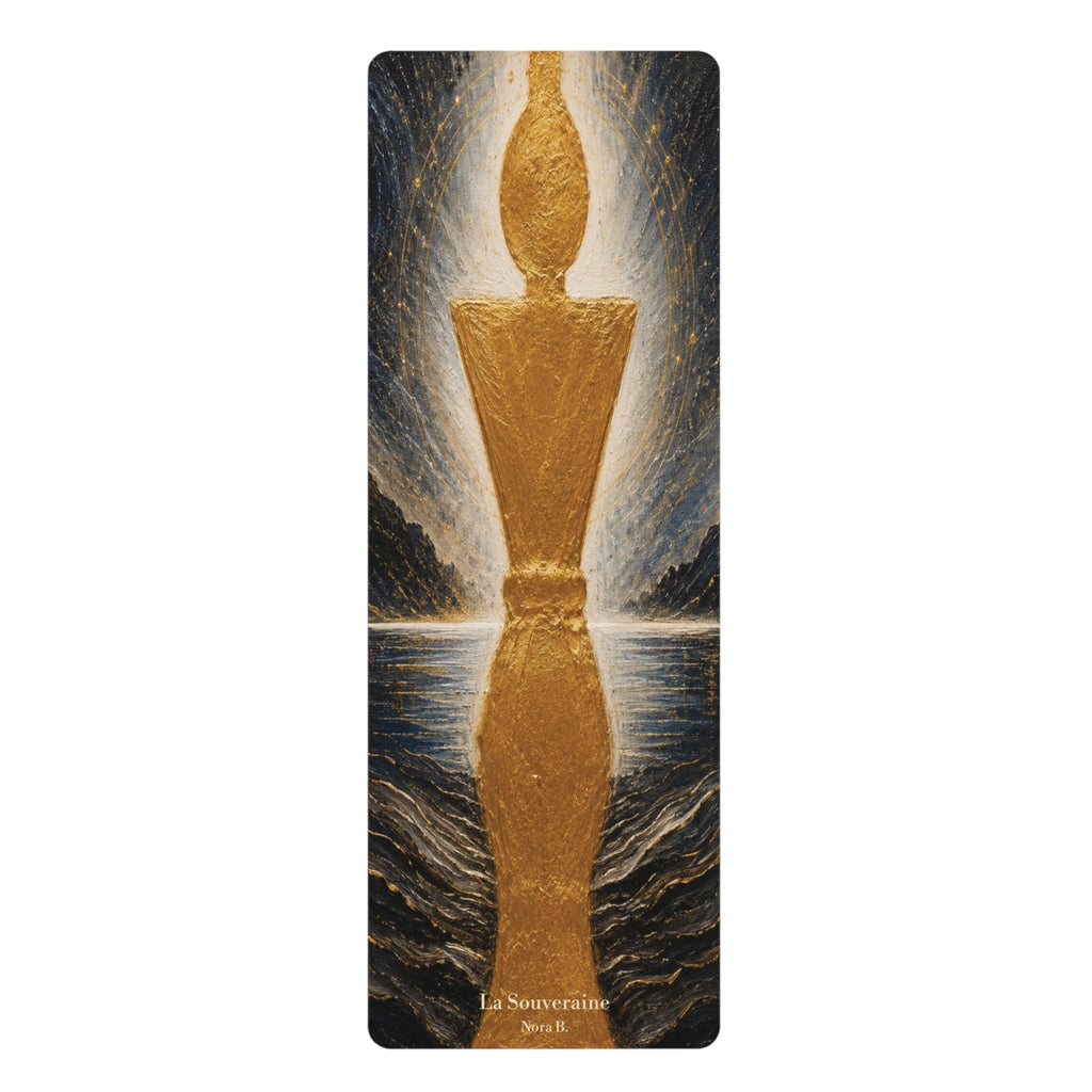 Tapis de yoga d'art thérapeutique & d'ancrage : La Souveraine