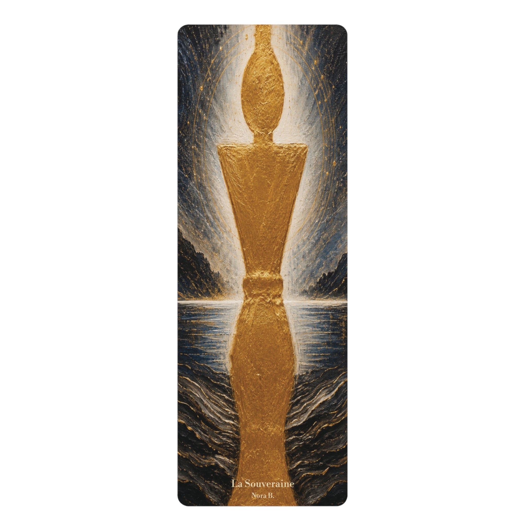 Tapis de yoga d'art thérapeutique & d'ancrage : La Souveraine