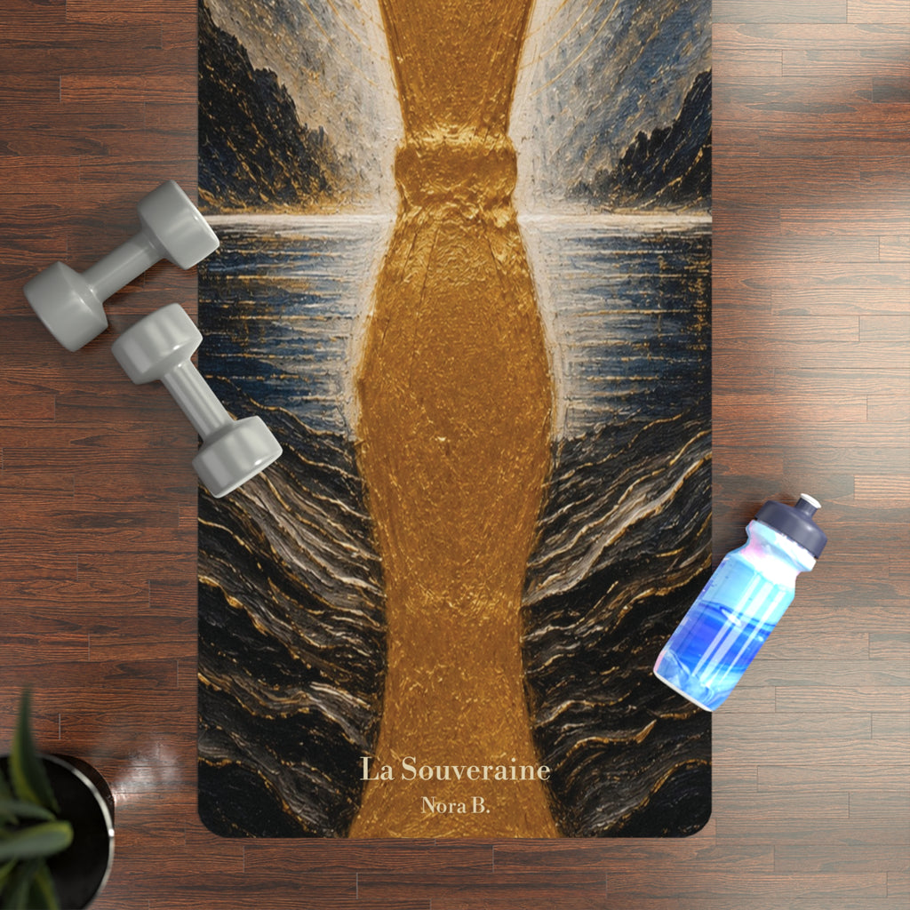 Tapis de yoga d'art thérapeutique & d'ancrage : La Souveraine
