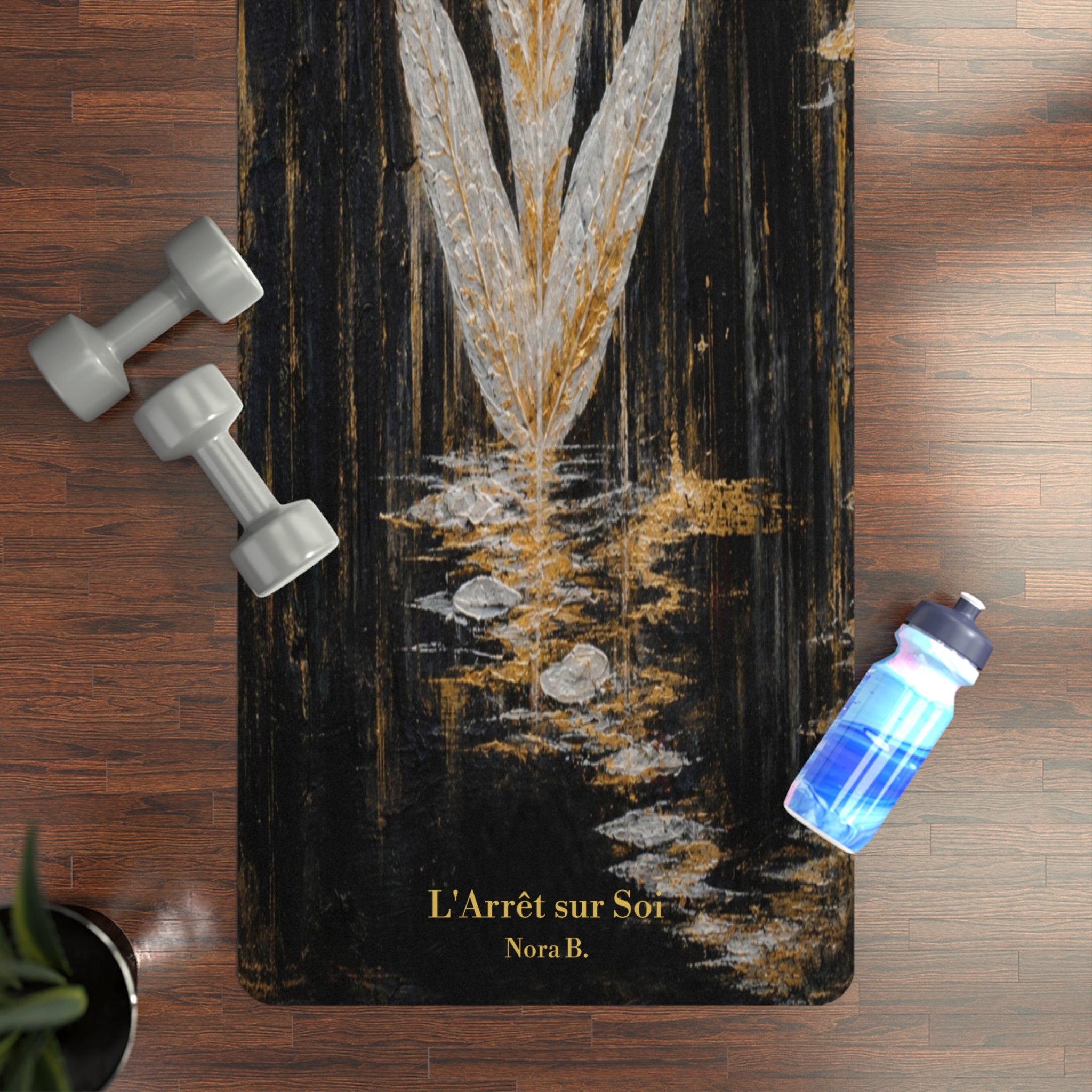 Tapis de Yoga d'Art Thérapeutique et d'Ancrage : L'Arrêt sur Soi - Volume I