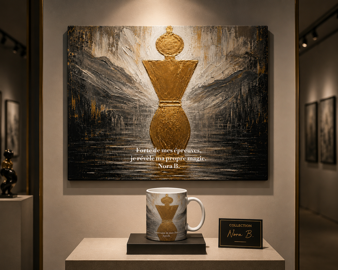 Mug d'Art Thérapeutique et Pause Spirituelle :  La Souveraine