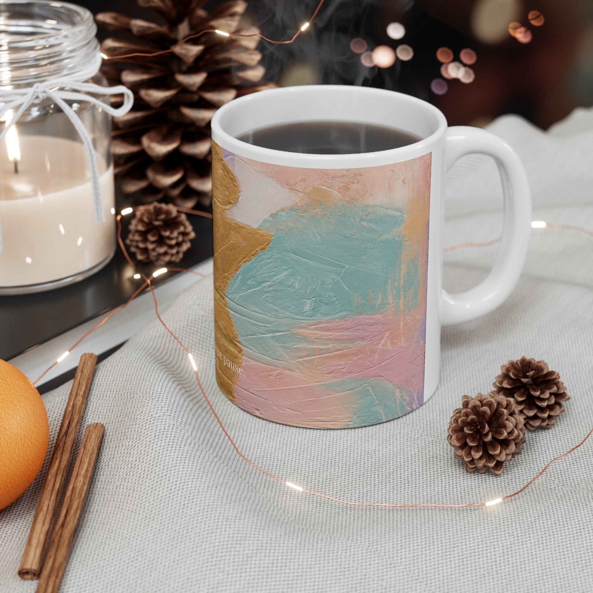 Mug d'Art Thérapeutique et Pause Spirituelle :  L Évolution