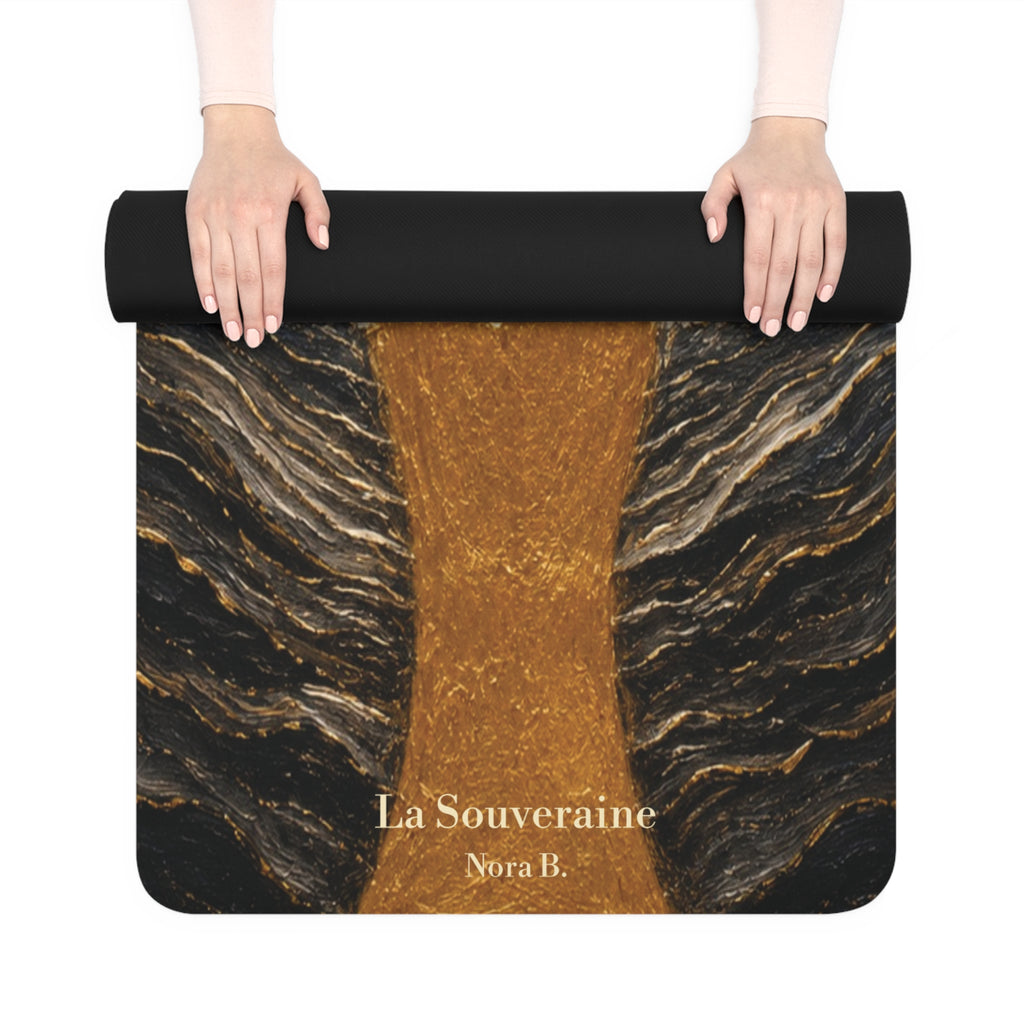 Tapis de yoga d'art thérapeutique & d'ancrage : La Souveraine