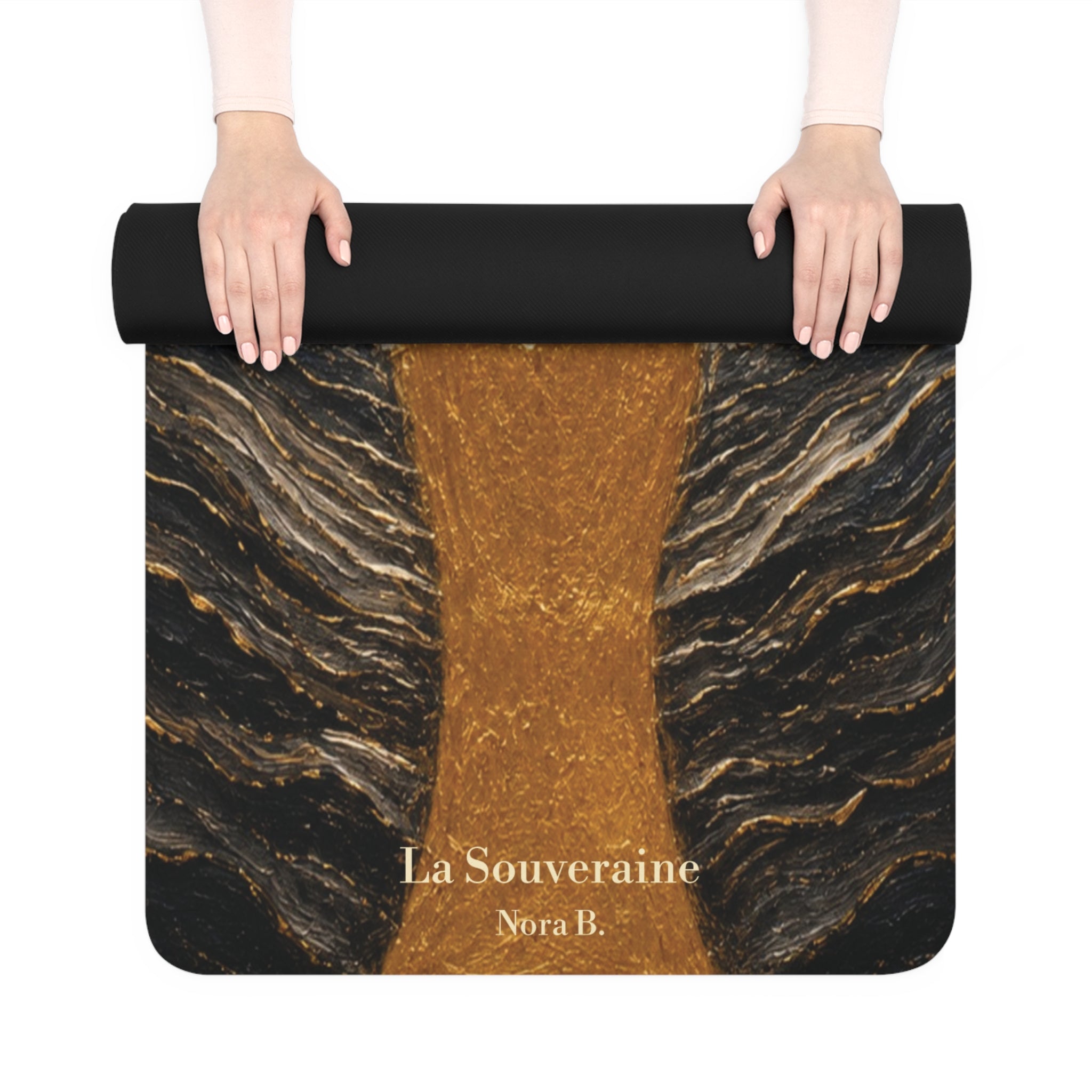Tapis de yoga d'art thérapeutique & d'ancrage : La Souveraine